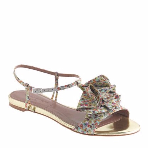 J.Crew x Tabitha Simmons Daisy Willow sandal 9.5 - Picture 1 of 9